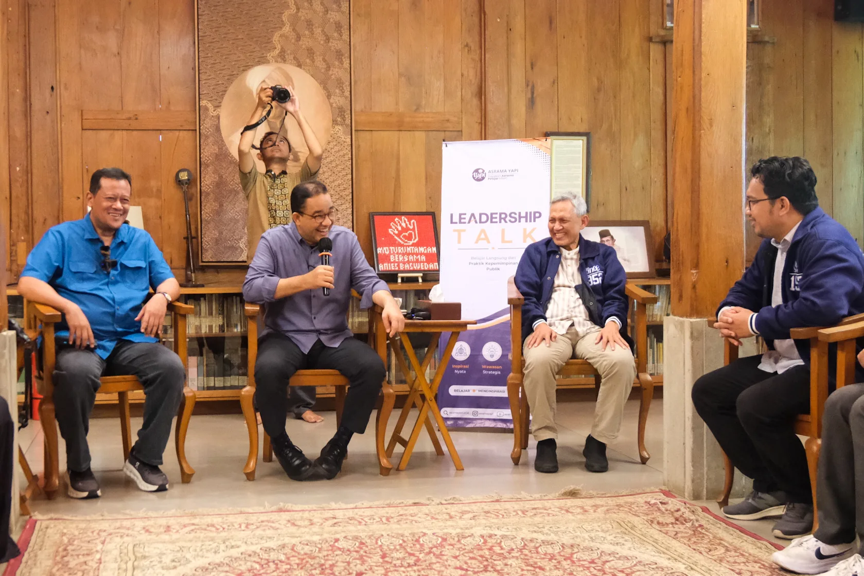 Warga Asrama Yapi Belajar Kepemimpinan dari Anies Baswedan